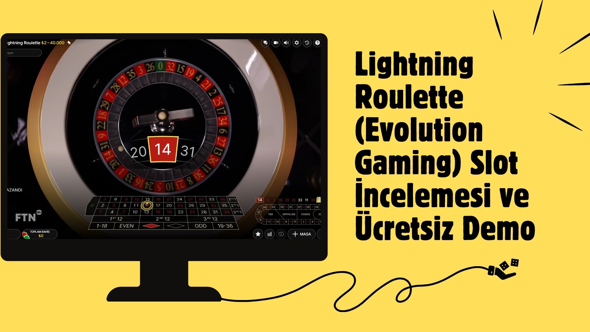 Lightning Roulette (Evolution Gaming) Slot incelemesi