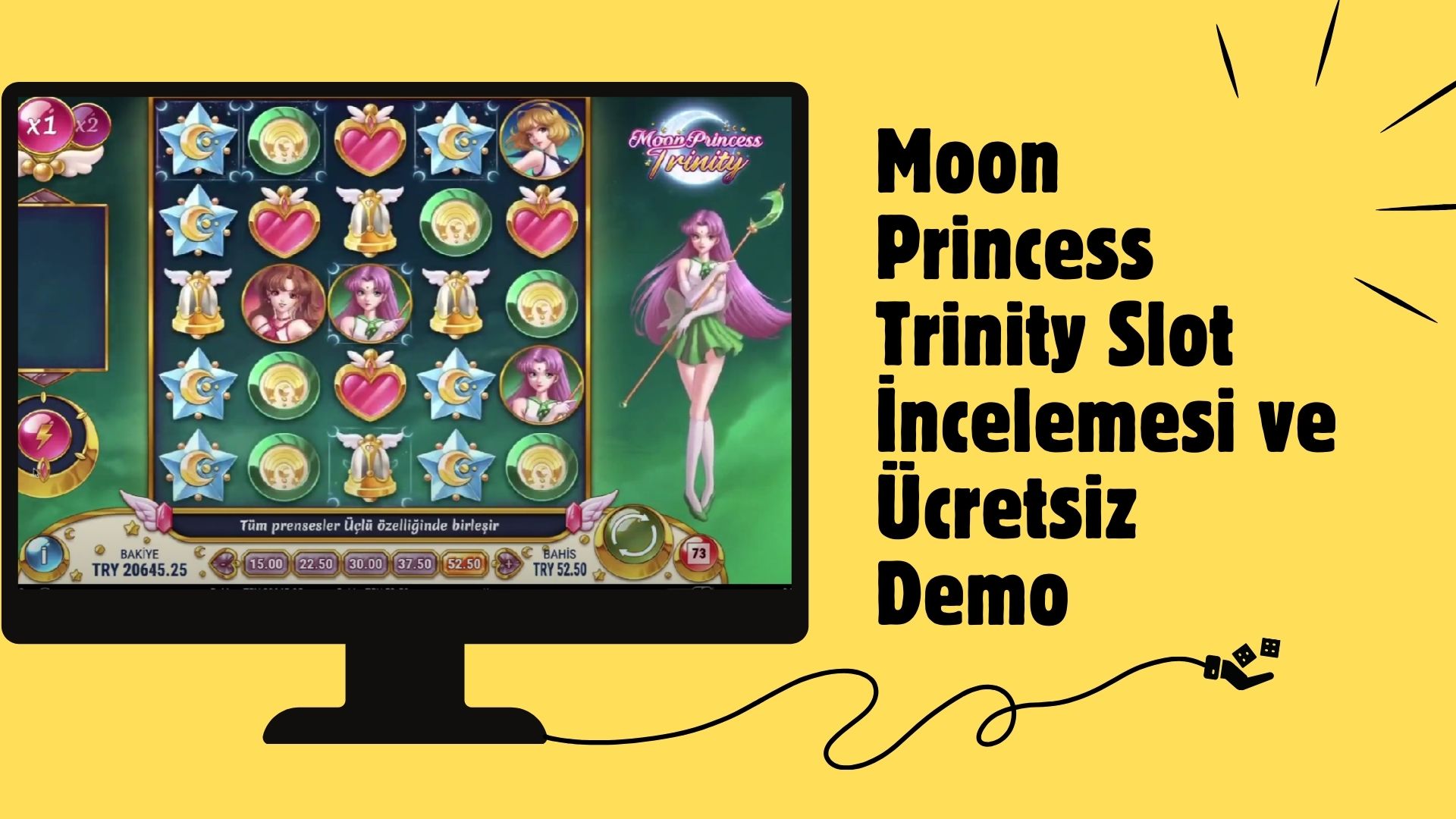 Moon Princess Trinity Slot incelemesi ve Ücretsiz Demo